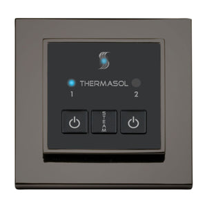 ThermaSol ESM Modern Recessed Easy Start Series Steam Shower Control