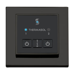ThermaSol ESM Modern Recessed Easy Start Series Steam Shower Control