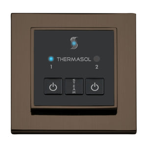 ThermaSol ESM Modern Recessed Easy Start Series Steam Shower Control