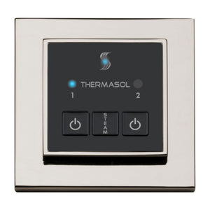 ThermaSol ESM Modern Recessed Easy Start Series Steam Shower Control