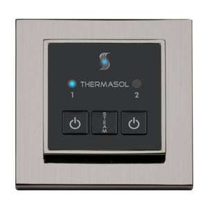 ThermaSol ESM Modern Recessed Easy Start Series Steam Shower Control