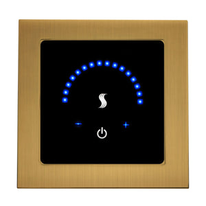 ThermaSol MTMR Modern Recessed MicroTouch Series Steam Shower Control