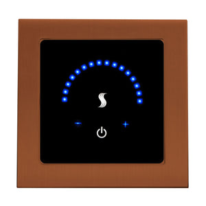 ThermaSol MTMR Modern Recessed MicroTouch Series Steam Shower Control