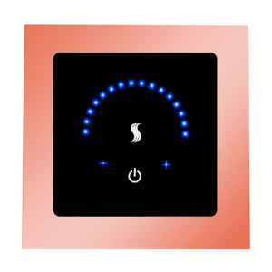 ThermaSol MTMR Modern Recessed MicroTouch Series Steam Shower Control