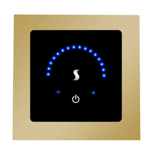ThermaSol MTMR Modern Recessed MicroTouch Series Steam Shower Control