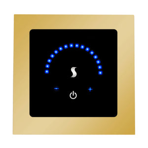 ThermaSol MTMR Modern Recessed MicroTouch Series Steam Shower Control