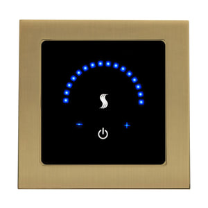 ThermaSol MTMR Modern Recessed MicroTouch Series Steam Shower Control