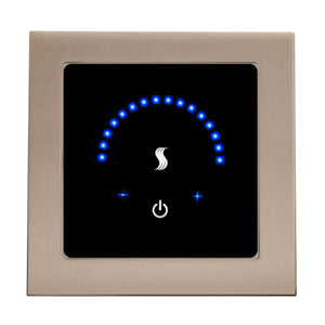 ThermaSol MTMR Modern Recessed MicroTouch Series Steam Shower Control