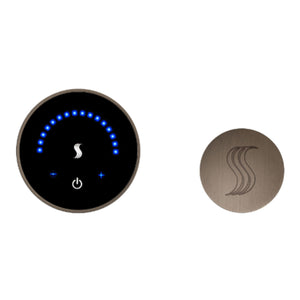 ThermaSol MicroTouch Steam Shower Control with SteamVection Steamhead MTC-SVRD