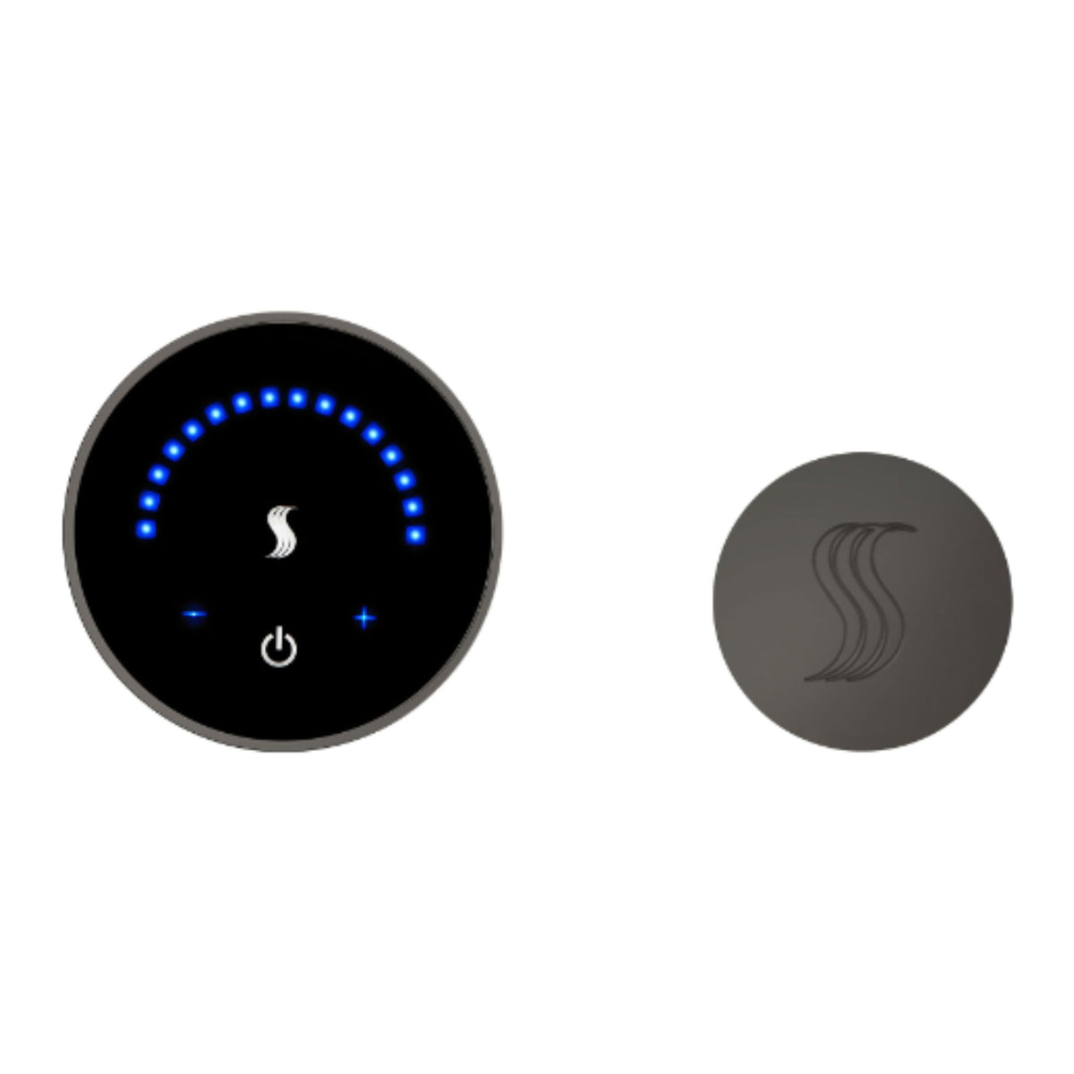 ThermaSol MicroTouch Steam Shower Control with SteamVection Steamhead MTC-SVRD