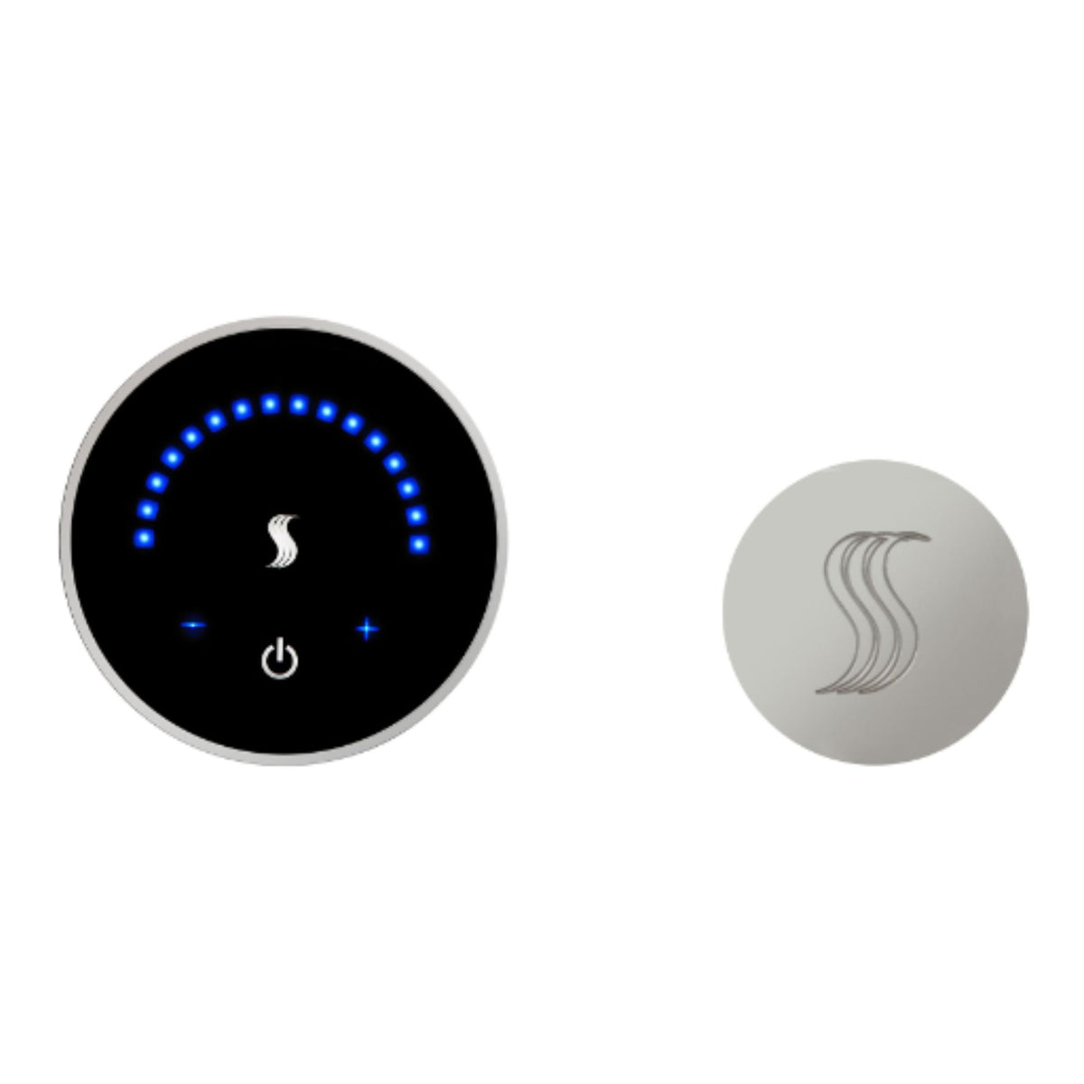 ThermaSol MicroTouch Steam Shower Control with SteamVection Steamhead MTC-SVRD