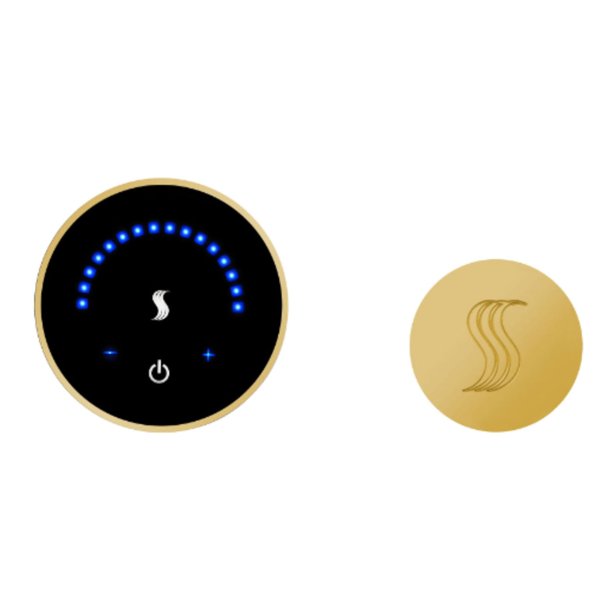 ThermaSol MicroTouch Steam Shower Control with SteamVection Steamhead MTC-SVRD