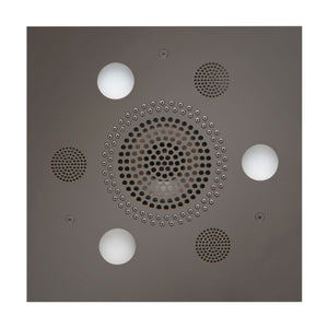 ThermaSol Serenity Light & Sound Rainhead SLSRSQ