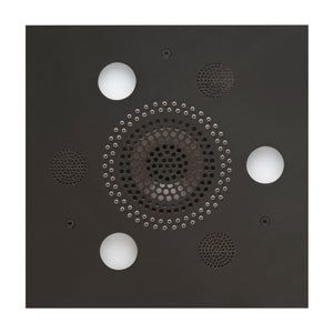 ThermaSol Serenity Light & Sound Rainhead SLSRSQ