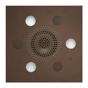 ThermaSol Serenity Light & Sound Rainhead SLSRSQ