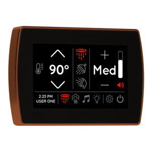 Thermasol STCM Contemporary Flushmount 5" Touchscreen Steam Shower Control