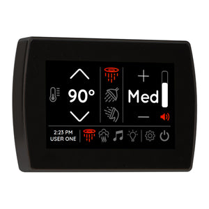 Thermasol STCM Contemporary Flushmount 5" Touchscreen Steam Shower Control