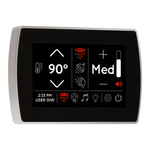 Thermasol STCM Contemporary Flushmount 5" Touchscreen Steam Shower Control