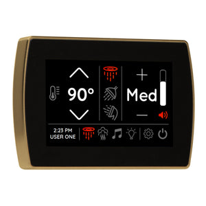 Thermasol STCM Contemporary Flushmount 5" Touchscreen Steam Shower Control