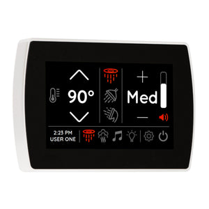 Thermasol STCM Contemporary Flushmount 5" Touchscreen Steam Shower Control
