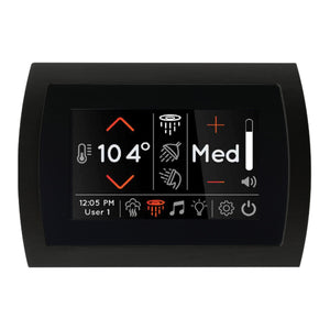 ThermaSol STC SignaTouch Modern Recessed 5" Smart Touchscreen Steam Shower Control