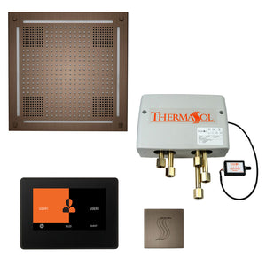 ThermaSol The Total Wellness Hydrovive Package with 7" ThermaTouch and Square TWPH7S