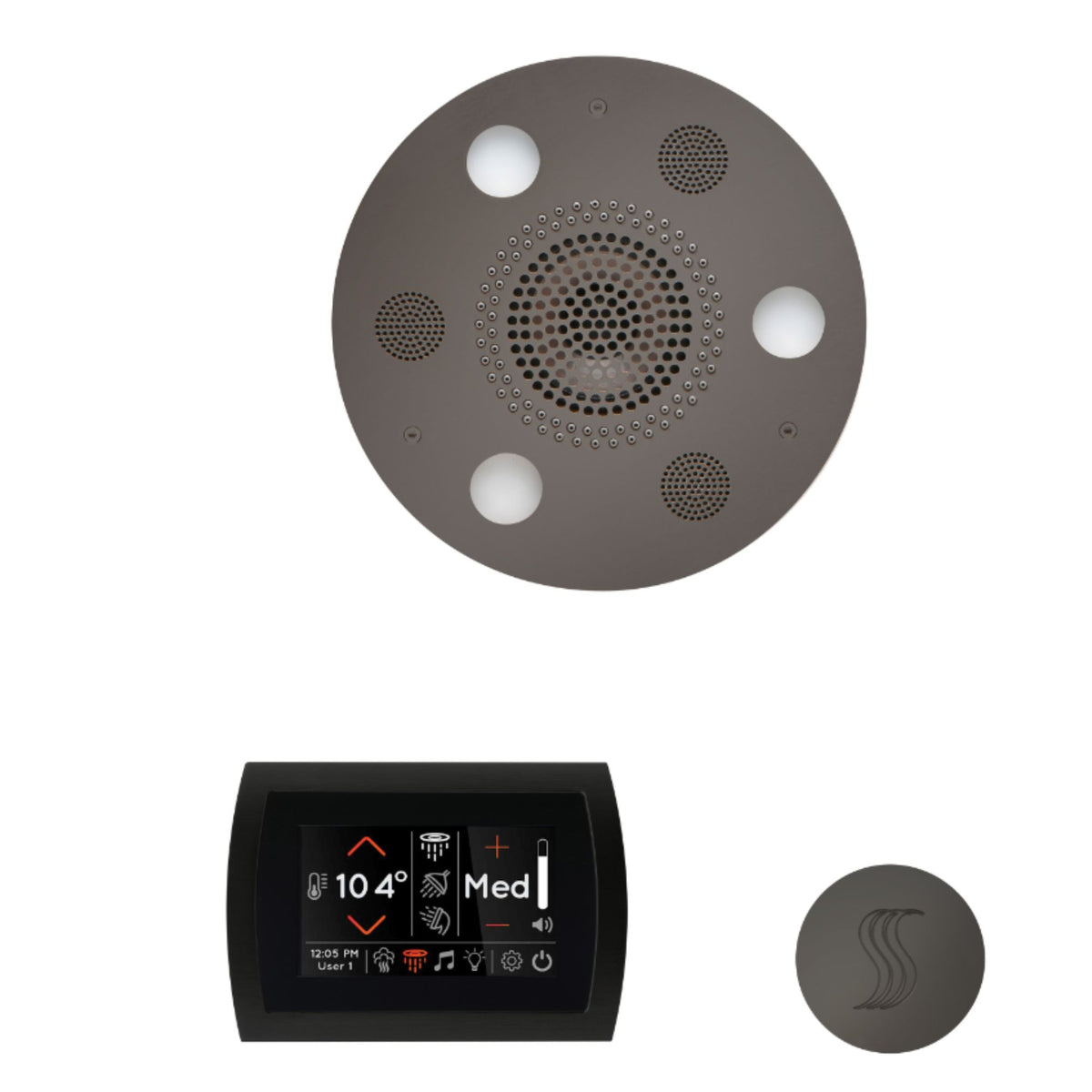 ThermaSol The Wellness Steam Package with SignaTouch Round WSTPSR