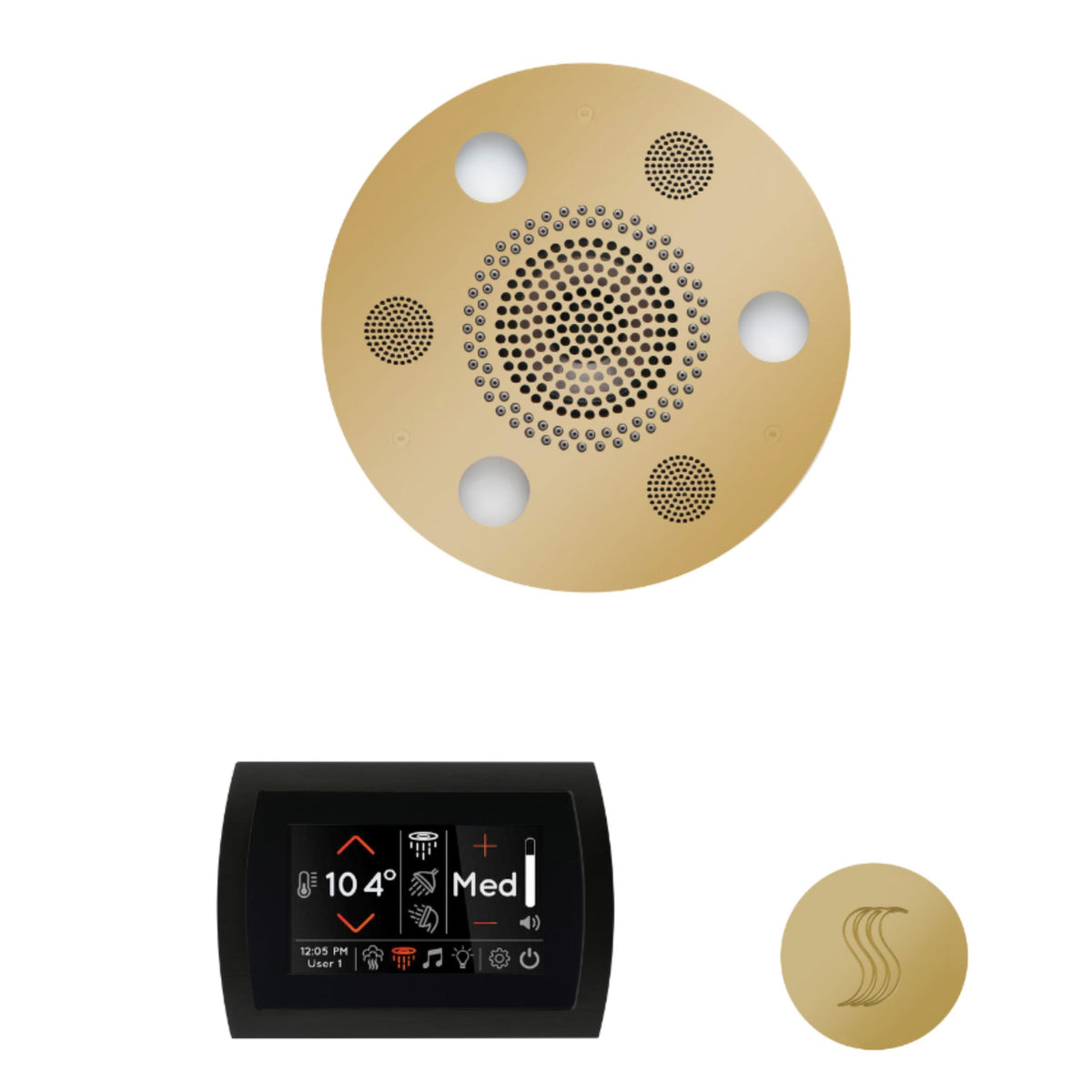 ThermaSol The Wellness Steam Package with SignaTouch Round WSTPSR