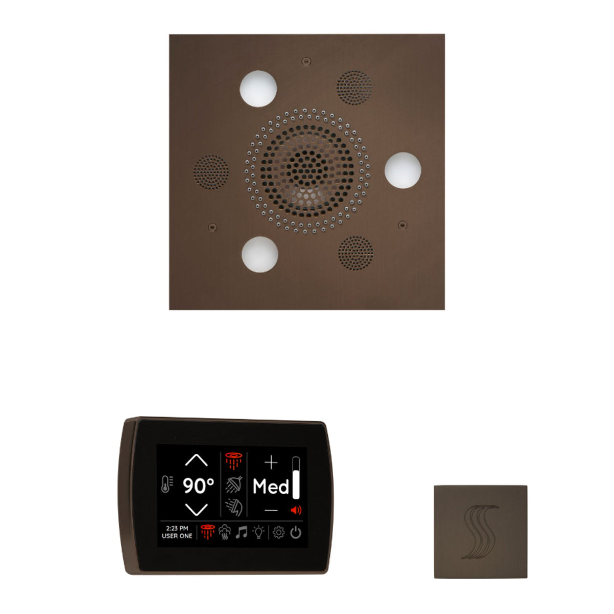 ThermaSol The Wellness Steam Package with SignaTouch Square WSTPSS