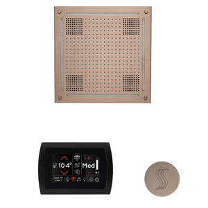 ThermaSol The wellness Hydrovive Steam Package with SignaTouch Round WHSTPSR