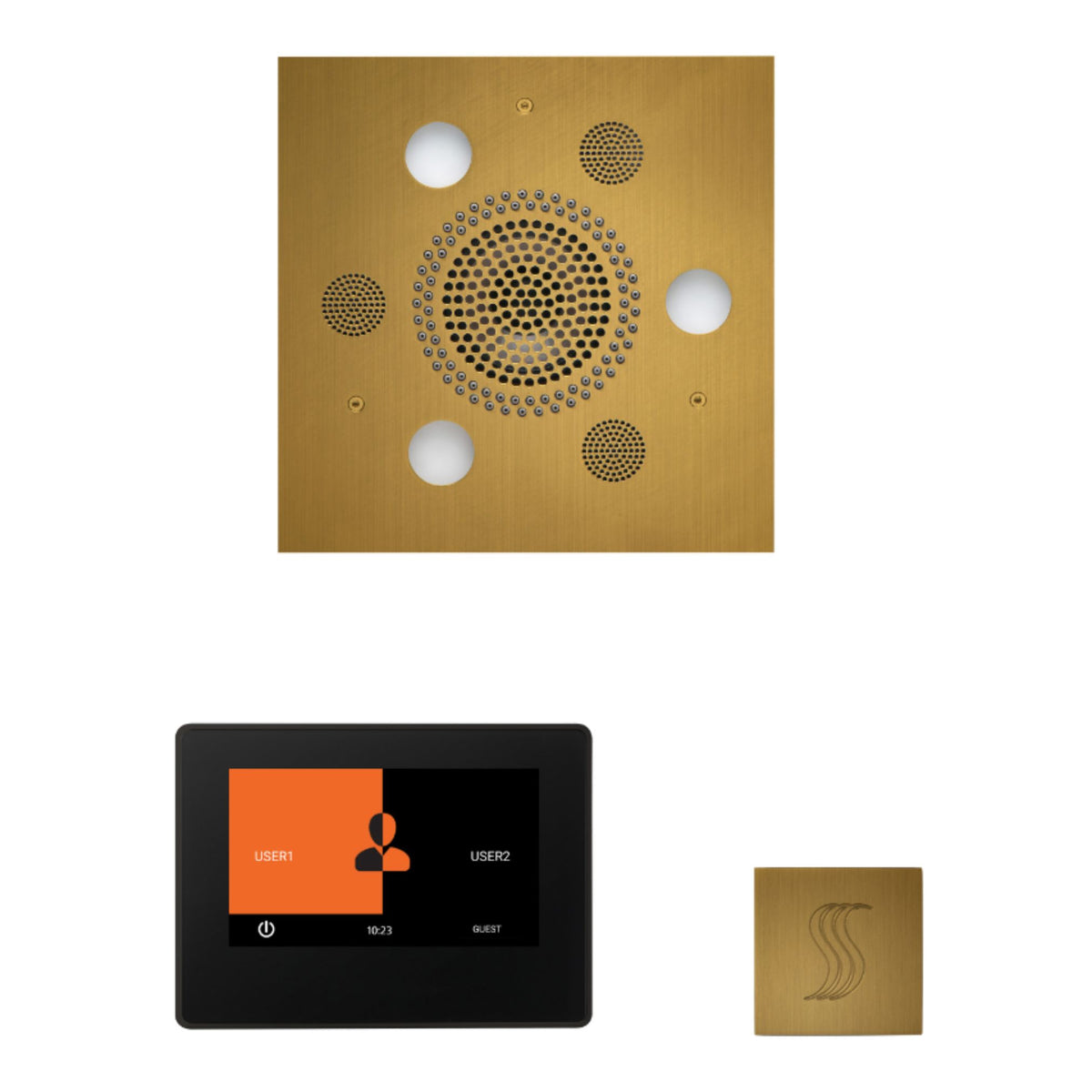 ThermaSol Wellness Steam Package with 7" ThermaTouch Square WSTP7S