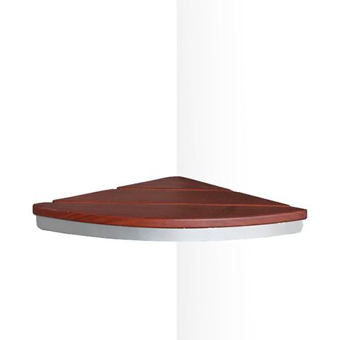 ThermaSol Bamboo Corner Shower Seat SEAT-C-GR