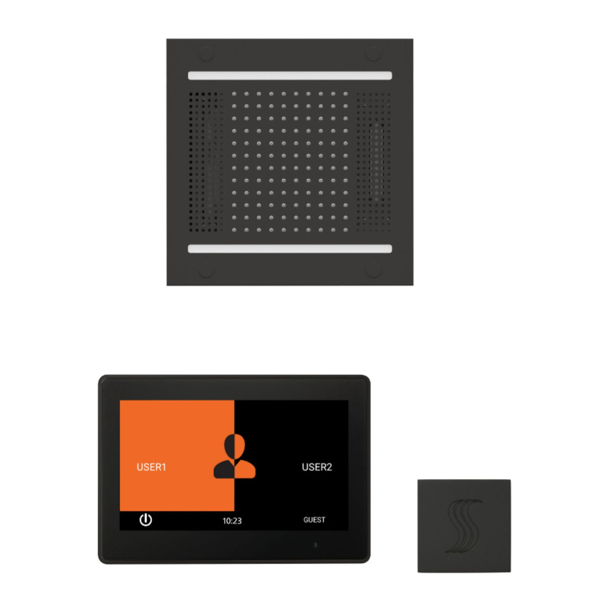 ThermaSol Wellness Hydrovive14 Steam Package with 10" ThermaTouch Square WH14STP10S