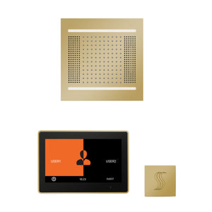 ThermaSol Wellness Hydrovive14 Steam Package with 10" ThermaTouch Square WH14STP10S