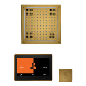 ThermaSol Wellness Hydrovive Steam Package with 10" ThermaTouch Square WHSTP10S