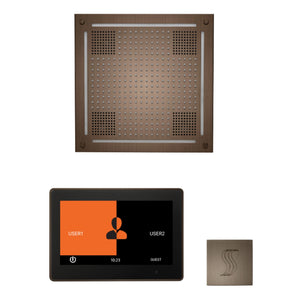 ThermaSol Wellness Hydrovive Steam Package with 10" ThermaTouch Square WHSTP10S