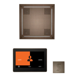 ThermaSol Wellness Hydrovive Steam Package with 10" ThermaTouch Square WHSTP10S