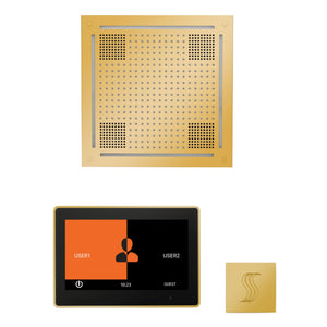 ThermaSol Wellness Hydrovive Steam Package with 10" ThermaTouch Square WHSTP10S