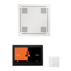 ThermaSol Wellness Hydrovive Steam Package with 10" ThermaTouch Square WHSTP10S