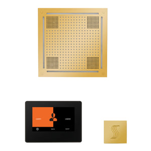 ThermaSol Wellness Hydrovive Steam Package with 7'' ThermaTouch Square WHSTP7S