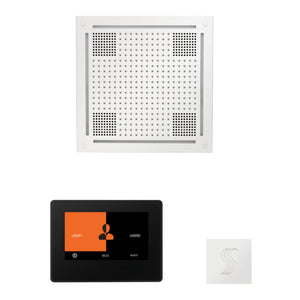 ThermaSol Wellness Hydrovive Steam Package with 7'' ThermaTouch Square WHSTP7S