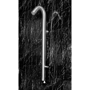 Wayime 45*16" Separable & Composable Wall-Mounted Brushed Stainless Steel 304 Rainfall Indoor Outdoor Shower System CB-013