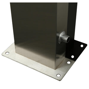 Wayime 85" Free-Standing Brushed Stainless Steel&Aluminum Tank Composed Outdoor Solar Shower(Only Available for USA) CB-009