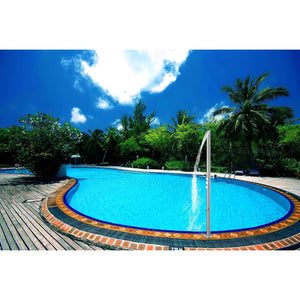 Wayime 85" Separable & Composable Free-Standing Brushed Stainless Steel 304 Waterfall Outdoor Shower with DOE Certificate