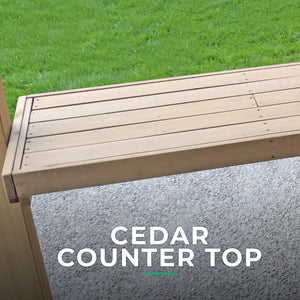 Yardistry 10' Meridian Bar Counter YM11814COM