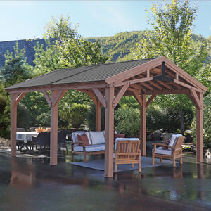 Yardistry 14' x 17' Carport Pavilion YM12869COM