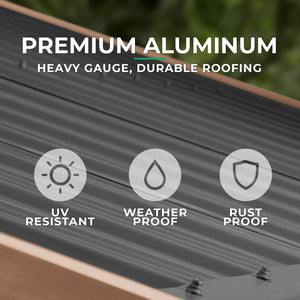 Yardistry 14' x 17' Carport Pavilion YM12869COM