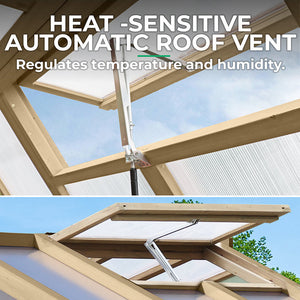 Yardistry 6.7' x 6.0' Meridian Greenhouse YM11947COM