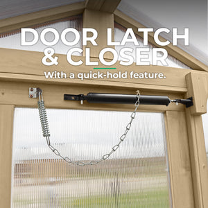 Yardistry 6.7' x 7.8' Meridian Greenhouse YM11945COM