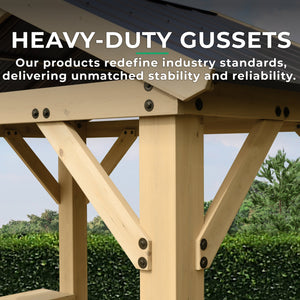 Yardistry Meridian Grilling Pavilion YM11931COM